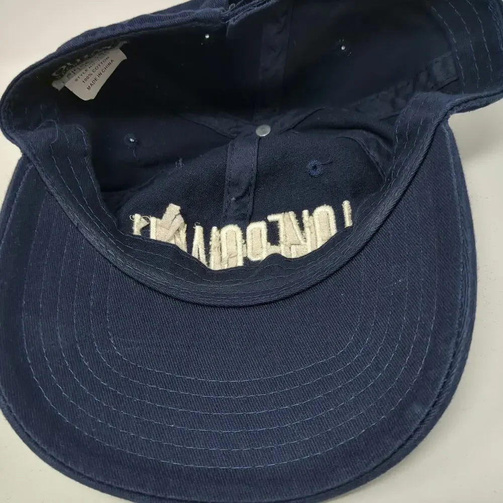 Ouray Baseball Cap Blue One Size Strapback Embroidered Lake Powell Utah Arizona